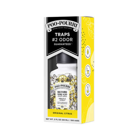 Poo-Pourri Citrus Scent Odor Eliminator 2 oz Liquid, Pack of 12