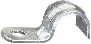 Halex 26211 Conduit Strap, Steel, Galvanized