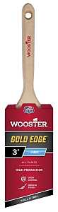 Wooster 5231-3 Paint Brush, 3 in W, 2-15/16 in L Bristle, Polyester Bristle, Sash Handle