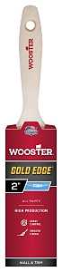 Wooster 5232-2 Paint Brush, 2 in W, 2-11/16 in L Bristle, Polyester Bristle, Flat Sash Handle