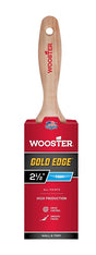 Wooster 5232-2-1/2 Paint Brush, 2-1/2 in W, 2-15/16 in L Bristle, Polyester Bristle, Flat Sash Handle