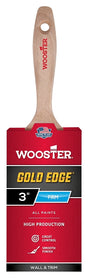 Wooster 5232-3 Paint Brush, 3 in W, 2-15/16 in L Bristle, Polyester Bristle, Flat Sash Handle