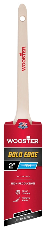 Wooster 5234-2 Paint Brush, 2 in W, 2-7/16 in L Bristle, Polyester Bristle, Sash Handle