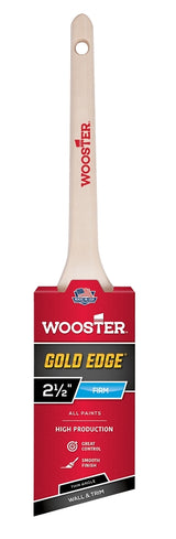 Wooster 5234-2-1/2 Paint Brush, 2-1/2 in W, 2-11/16 in L Bristle, Polyester Bristle, Sash Handle