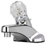 Boston Harbor PF4101S-P Lavatory Faucet, 1.5 gpm, 1-Handle, Plastic, Chrome Plated, Round Handle