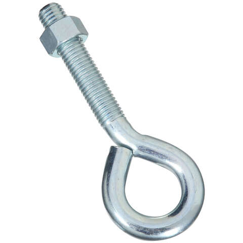 National Hardware 5/8 in. X 6 in. L Zinc-Plated Steel Eyebolt Nut Included, Pack of 3