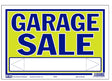 Hy-Ko 22404 Neon Sign, GARAGE SALE, Blue Legend, Yellow Background, Plastic, 9 in H x 13 in W Dimensions, Pack of 10