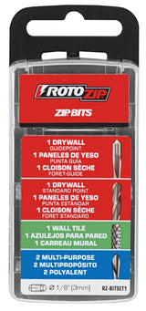 Rotozip RZ-BITSET1 Drill Bit Set, 5-Piece