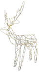 Santas Forest 36888 Standing Buck, 12 in W, PVC/Metal, Clear, Mini String LED Bulb