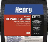 Henry HE181195 No-Groove Siding Panel, 150 ft L, 4 in W, Asphalt Saturated Glass, Black