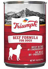 Triumph 6600200 Dog Food, Beef Flavor, 14 oz Can