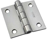 National Hardware N139-659 Broad Hinge, 2 in W Frame Leaf, 0.077 in Thick Frame Leaf, Cold Rolled Steel, Steel, 38 lb