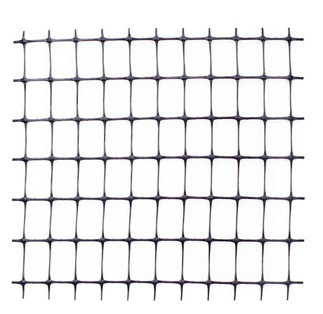 Tenax 60041909 Multi-Purpose Net Roll, 50 ft L, 2 ft H, 0.75 x 0.1 in Mesh, Polypropylene, Black