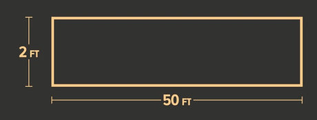 Tenax 60041909 Multi-Purpose Net Roll, 50 ft L, 2 ft H, 0.75 x 0.1 in Mesh, Polypropylene, Black