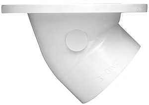 Oatey 43816 Closet Flange, 3, 4 in Connection, PVC, White, For: 3 in, 4 in Pipes