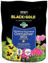 sun gro BLACK GOLD 1413000Q08P Container Potting Mix, 240 Bag