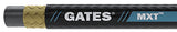 Gates MXT MEGASYS 85037 Wire Braid Hose, 0.551 in OD, 1/4 in ID, 50 ft L, 6000 psi Pressure, Synthetic Rubber, Black