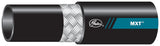 Gates MXT 70327 Wire Braid Hose, 1.08 in OD, 3/4 in ID, 220 ft L, 3125 psi Pressure, Synthetic Rubber, Black