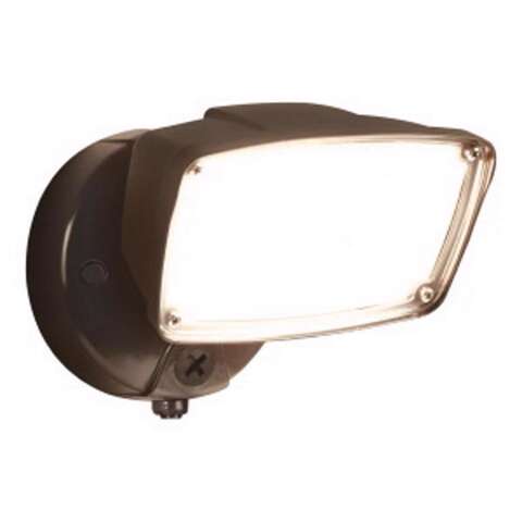 Halo Dusk to Dawn Hardwired LED Bronze Security Floodlight