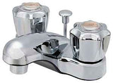 Boston Harbor PF4201RC Lavatory Faucet, 1.5 gpm, 2-Handle, ABS, Chrome Plated, Round Handle