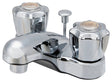 Boston Harbor PF4201RC Lavatory Faucet, 1.5 gpm, 2-Handle, ABS, Chrome Plated, Round Handle