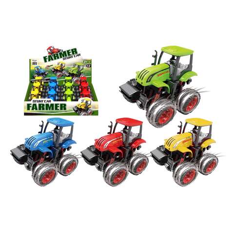Diamond Visions Friction Farm Tractor Plastic 1 pk, Pack of 12