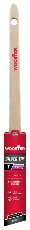 Wooster 5224-1 Paint Brush, 1 in W, 2-3/16 in L Bristle, Polyester Bristle, Sash Handle