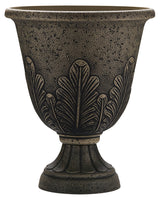 Southern Patio CMX-091561 Porter Planter, 16 in H, Urn, Bronze