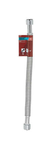 Ace 3/4 in. FIP X 3/4 in. D FIP 18 in. Corrugated Stainless Steel Water Heater Supply Line