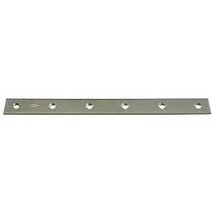 National Hardware N220-335 Mending Brace, 12 in L, 1-1/8 in W, Steel, Zinc, Screw Mounting