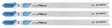 Bosch T321BF3 Jig Saw Blade, 0.3 in W, 5-1/4 in L, 12 TPI, Pack of 5