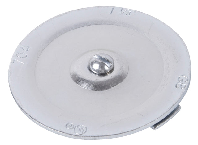 Gardner Bender KO705 Knockout Seal, 3/8 in, Silver, Galvanized
