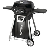 Napoleon TravelQ Series PRO285-STAND Grill Cart, 20-3/4 in OAL, 31-1/4 in OAW, 28 in OAH, Steel/Plastic, Black