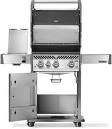 Napoleon Rogue PRO 425 Series RP425SIBNSS-2 Gas Grill with Infrared Side Burner, 42,000 Btu, Natural Gas, 3-Burner