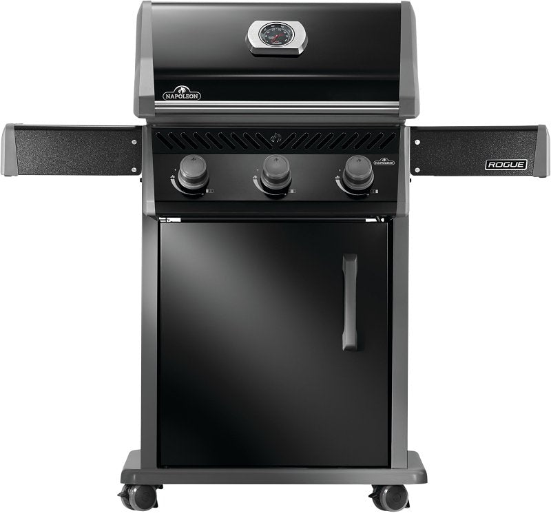 Napoleon Rogue 425 Series R425NK-2-SS Gas Grill, 42,000 Btu/hr BTU, Natural Gas, 3-Burner, Smoker Included: Yes
