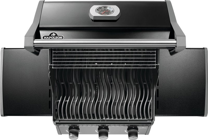 Napoleon Rogue 425 Series R425PK-2 Gas Grill, 42,000 Btu, Propane, 3-Burner, 425 sq-in Primary Cooking Surface