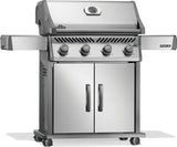 Napoleon Rogue 525 Series R525NSS-2 Gas Grill, 48,000 Btu/hr BTU, Natural Gas, 4-Burner, Smoker Included: Yes