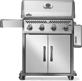 Napoleon Rogue 525 Series R525NSS-2 Gas Grill, 48,000 Btu/hr BTU, Natural Gas, 4-Burner, Smoker Included: Yes