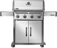 Napoleon Rogue 525 Series R525NSS-2 Gas Grill, 48,000 Btu/hr BTU, Natural Gas, 4-Burner, Smoker Included: Yes