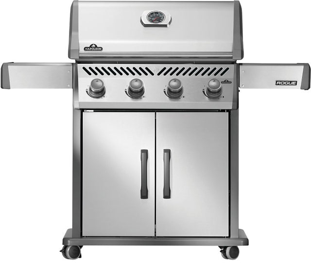 Napoleon Rogue 525 Series R525NSS-2 Gas Grill, 48,000 Btu/hr BTU, Natural Gas, 4-Burner, Smoker Included: Yes