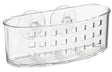 iDESIGN 38900 Sponge and Scrubber Holder, 2-1/2 in L, 6-1/2 in W, 2-1/2 in H, Plastic, Clear, Pack of 6