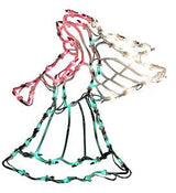 Hometown Holidays 60303 Pre-Lit Christmas Angel Decor, LED Bulb, Pack of 12