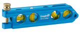 Empire 841.6 Billet Torpedo Level, 6 in L, 4-Vial, Magnetic, Aluminum, Blue