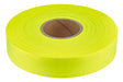 Empire 77-064 Flagging Tape, 600 ft L, 1 in W, Yellow, Plastic