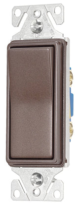 Eaton Wiring Devices 7500 Series 7501RB-K-L Rocker Switch, 15 A, 120/277 V, SPST, Thermoplastic Housing Material