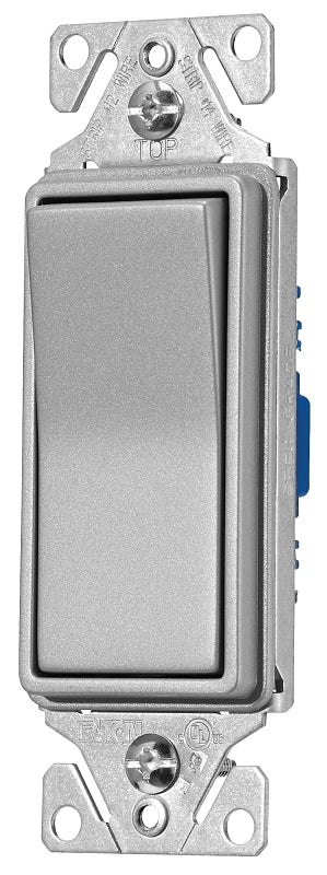 Eaton Wiring Devices 7500 Series 7501SG-K-L Rocker Switch, 15 A, 120/277 V, SPST