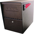 Mail Boss 7208 Packagemaster Series Mailbox, Steel, Bronze, 11-1/4 in W, 21 in D
