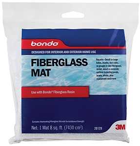 3M 20129 Fiberglass Mat, White