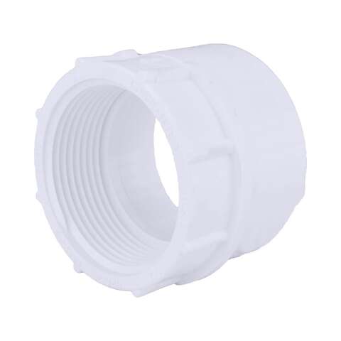 Charlotte Pipe Schedule 40 1-1/2 in. Hub X 1-1/2 in. D FPT PVC Pipe Adapter 1 pk