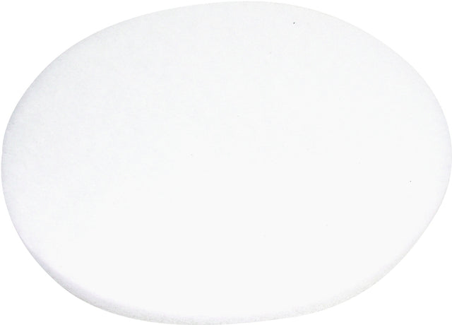 North American Paper 422214 Polishing Pad, White, Pack of 5